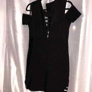 Bebe Black Bandage Dress